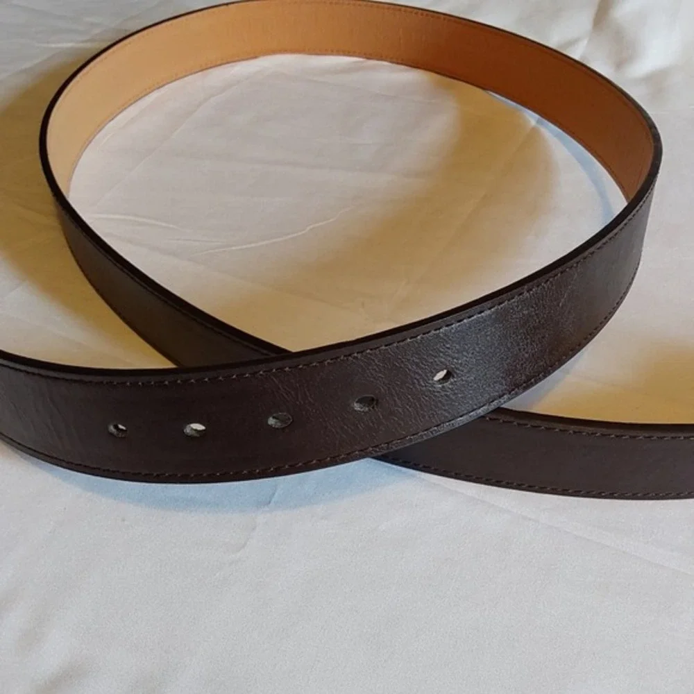 Lebra Men's‎ Brown NWT Genuine Leather Belt 3XL 50-52